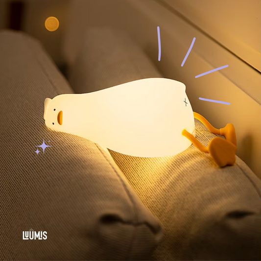 LazyDuckLamp - Luminária de Pato Preguiçoso